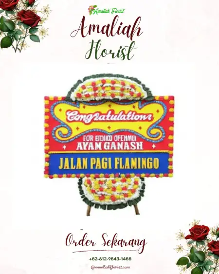 Sewa Papan Bunga Beran